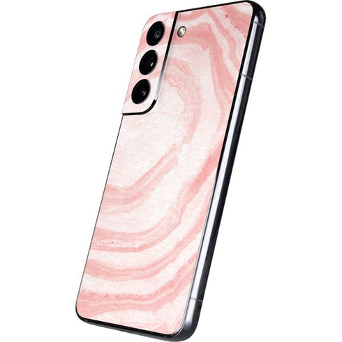 Marbleized Pink Galaxy S22 Skin