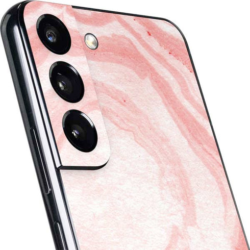 Marbleized Pink Galaxy S22 Skin