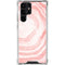 Marbleized Pink Galaxy S22 Ultra Clear Case