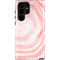 Marbleized Pink Galaxy S22 Ultra Pro Case