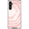 Marbleized Pink Galaxy S23 FE Clear Case