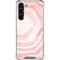 Marbleized Pink Galaxy S23 Plus Clear Case