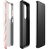 Marbleized Pink Galaxy S23 Plus Pro Case