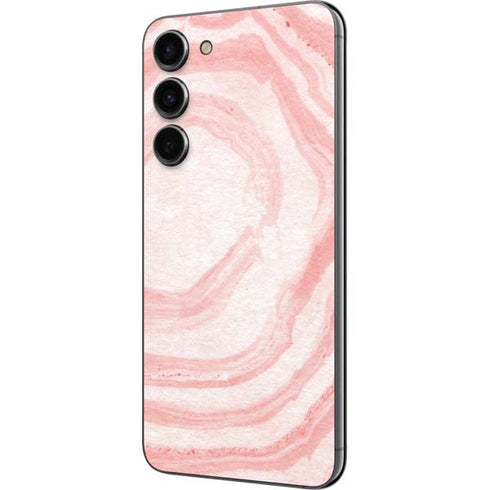 Marbleized Pink Galaxy S23 Plus Skin