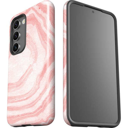 Marbleized Pink Galaxy S23 Pro Case