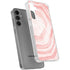 Marbleized Pink Galaxy S24 Plus Clear Case
