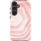 Marbleized Pink Galaxy S24 Plus Impact Case