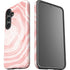 Marbleized Pink Galaxy S24 Plus Impact Case