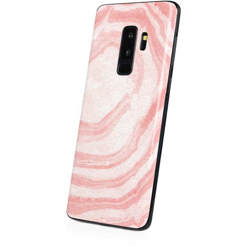 Marbleized Pink Galaxy S9 Plus Skin