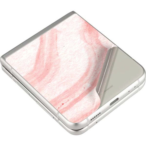 Marbleized Pink Galaxy Z Flip3 5G Skin