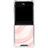 Marbleized Pink Galaxy Z Flip5 5G Clear Case
