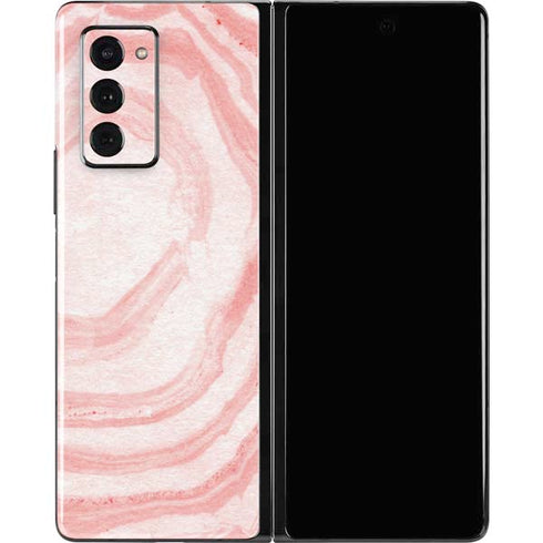 Marbleized Pink Galaxy Z Fold2 5G Skin