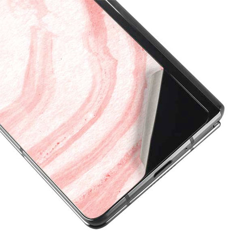 Marbleized Pink Galaxy Z Fold2 5G Skin
