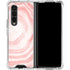 Marbleized Pink Galaxy Z Fold4 5G Clear Case
