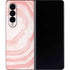 Marbleized Pink Galaxy Z Fold4 5G Skin