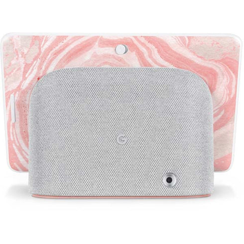 Marbleized Pink Google Home Hub Skin