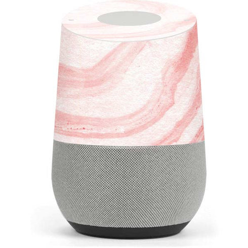 Marbleized Pink Google Home Skin