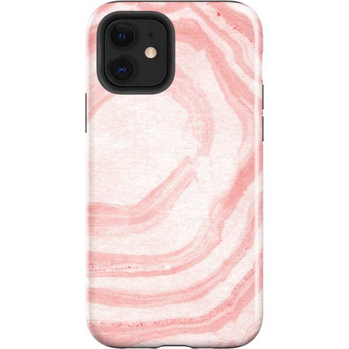 Marbleized Pink iPhone 12 Impact Case
