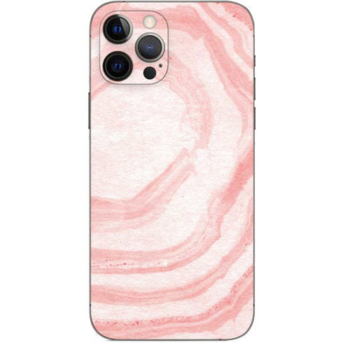 Marbleized Pink iPhone 12 Pro Skin