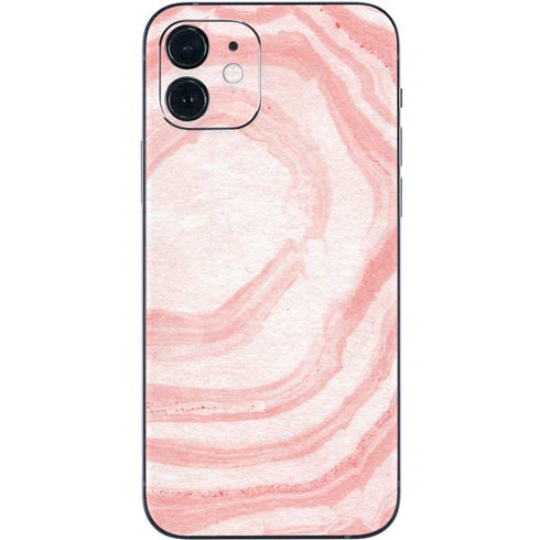 Marbleized Pink iPhone 12 Skin