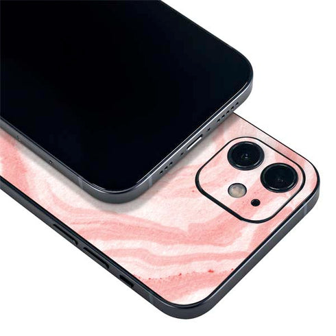 Marbleized Pink iPhone 12 Skin