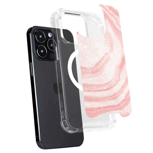 Marbleized Pink iPhone 13 Pro MagSafe Case