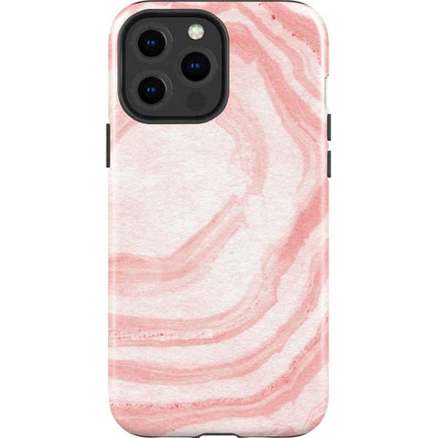 Marbleized Pink iPhone 13 Pro Max Impact Case