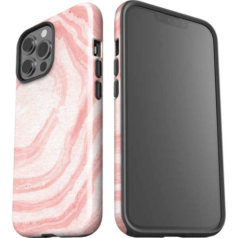 Marbleized Pink iPhone 13 Pro Max Impact Case