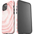Marbleized Pink iPhone 15 Plus Impact Case