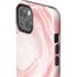 Marbleized Pink iPhone 15 Impact Case