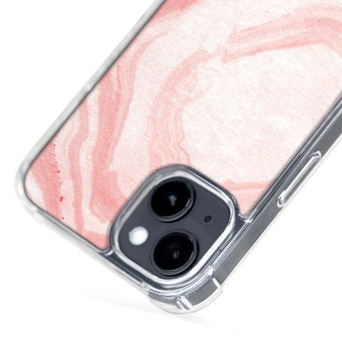 Marbleized Pink iPhone 14 Plus MagSafe Case