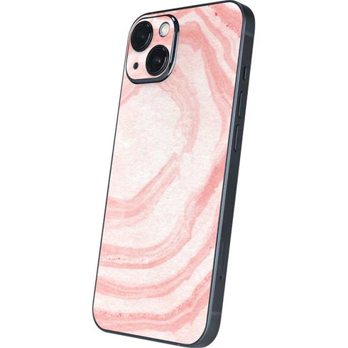 Marbleized Pink iPhone 14 Plus Skin