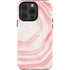 Marbleized Pink iPhone 15 Pro Impact Case