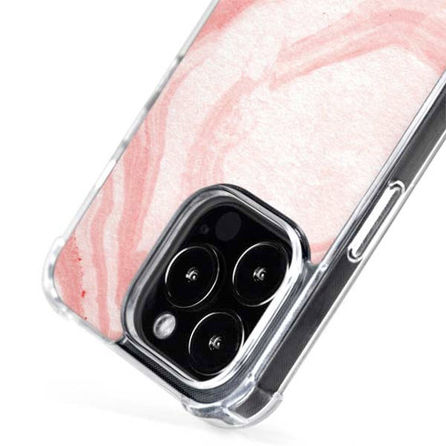 Marbleized Pink iPhone 15 Pro MagSafe Case
