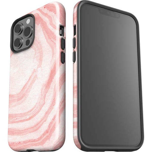 Marbleized Pink iPhone 15 Pro Max Impact Case