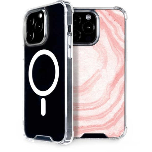 Marbleized Pink iPhone 14 Pro Max MagSafe Case