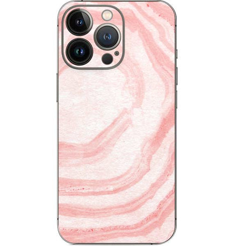 Marbleized Pink iPhone 15 Pro Skin