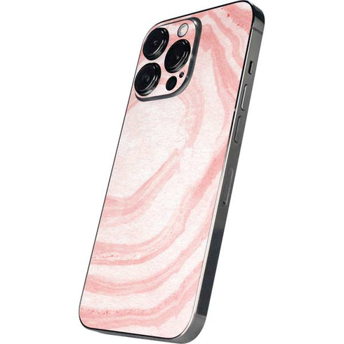 Marbleized Pink iPhone 15 Pro Skin