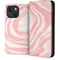 Marbleized Pink iPhone 15 Plus Folio Case