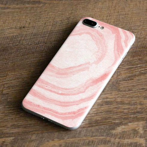 Marbleized Pink iPhone 8 Plus Skin