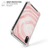 Marbleized Pink iPhone XR Clear Case
