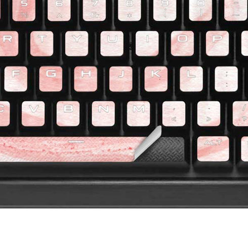 Marbleized Pink K95 RGB PLATINUM Mechanical Gaming Keyboard Skin