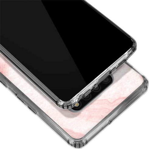 Marbleized Pink LG Stylo 6 Clear Case