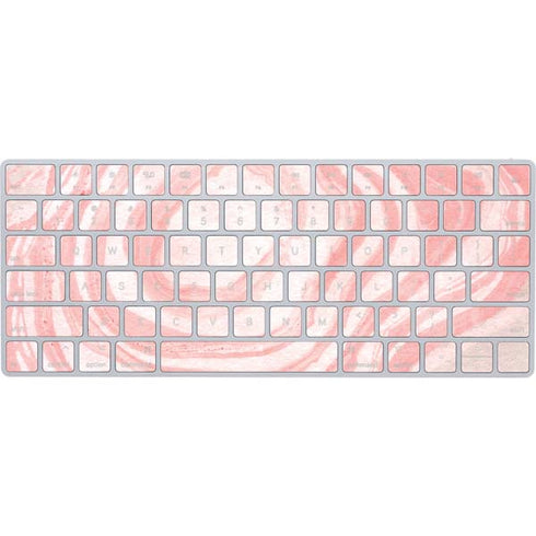 Marbleized Pink Magic Keyboard Skin