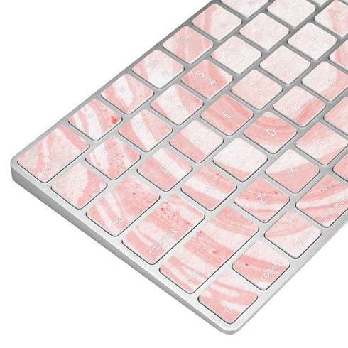 Marbleized Pink Magic Keyboard Skin