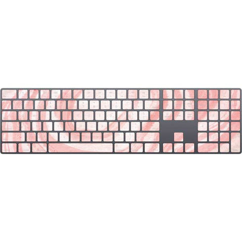 Marbleized Pink Magic Keyboard with Numeric Keypad Skin