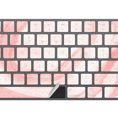 Marbleized Pink Magic Keyboard with Numeric Keypad Skin