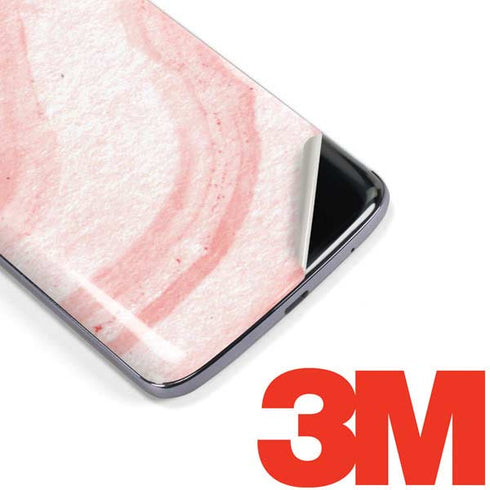 Marbleized Pink Moto E5 Plus Skin