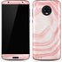 Marbleized Pink Moto G6 Skin
