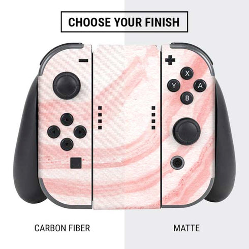 Marbleized Pink Nintendo Switch Bundle Skin